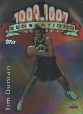 1997 Topps Generations Tim Duncan #G28 Basketball Card