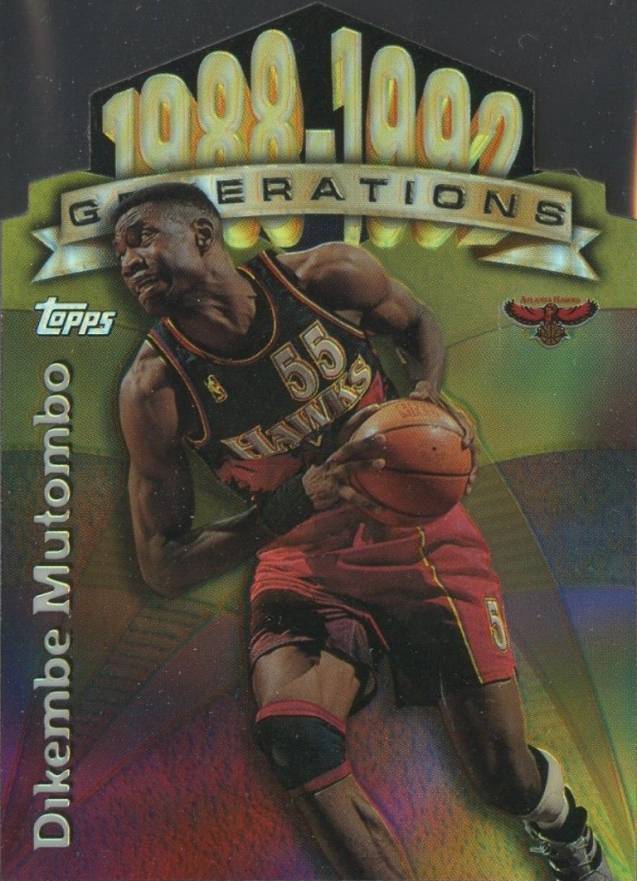 1997 Topps Generations Dikembe Mutombo #G15 Basketball Card