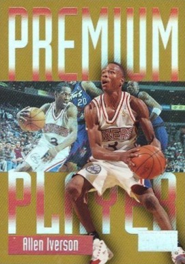 1997 Skybox Premium Premium Player Allen Iverson #2 Basketball Card