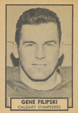1962 Topps CFL Gene Filipski #26 Football Card