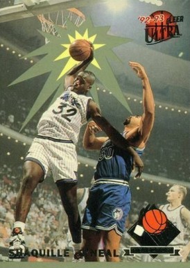 1992 Ultra Rejectors Shaquille O'Neal #4 Basketball Card