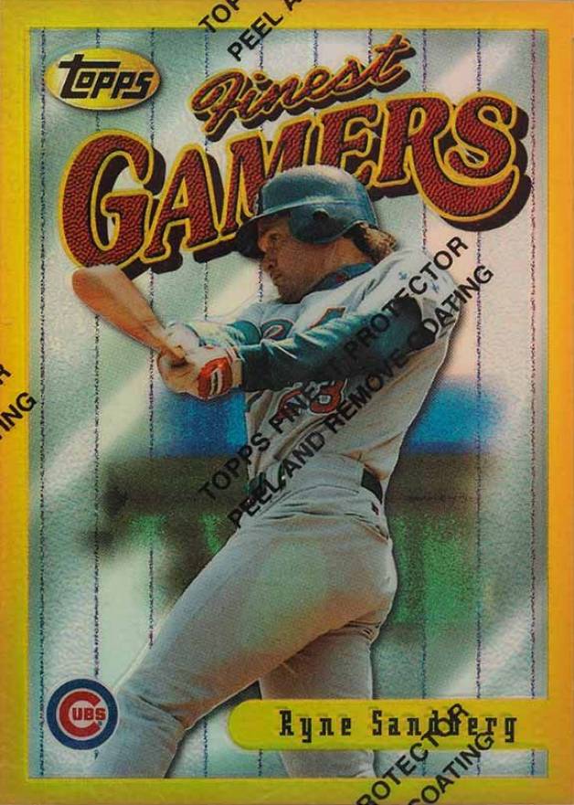1996 Finest Ryne Sandberg #39 Baseball Card