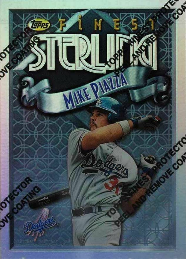 1996 Finest Mike Piazza #11 Baseball Card