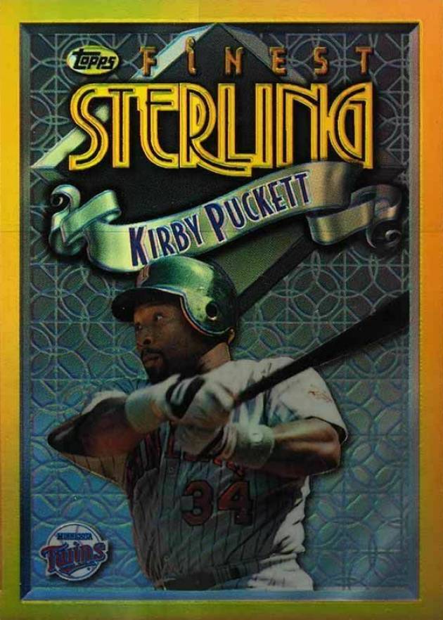 1996 Finest Kirby Puckett #18 Baseball Card