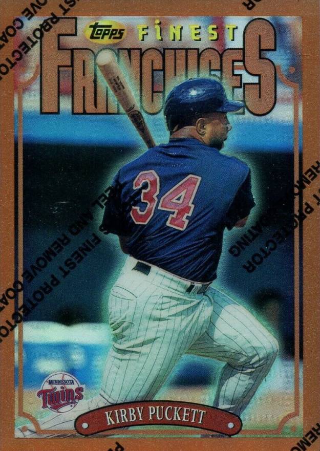 1996 Finest Kirby Puckett #271 Baseball Card