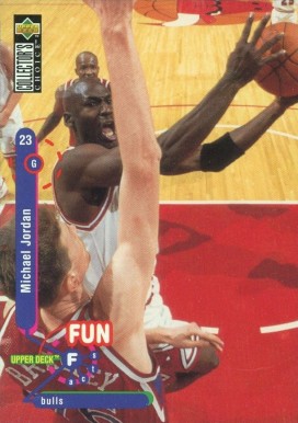 1995 Collector's Choice  Michael Jordan #169 Basketball Card