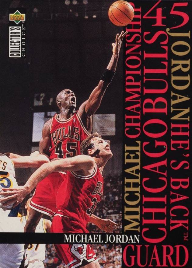 95-96 Upper Deck Collector's Choice Michael Jordan Checklist 106-210 #210