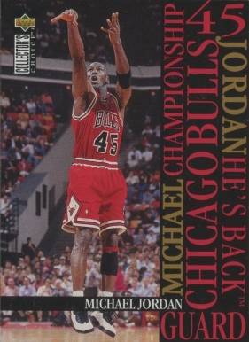 1995 Collector's Choice Jordan-He's Back Michael Jordan #M2 Basketball Card