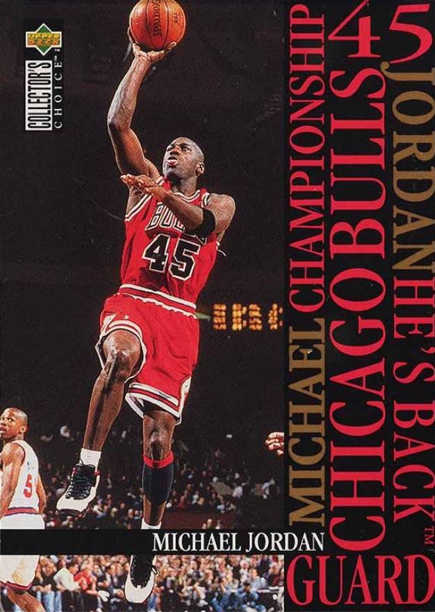 1995 Collector's Choice Jordan-He's Back Michael Jordan #M3 Basketball Card
