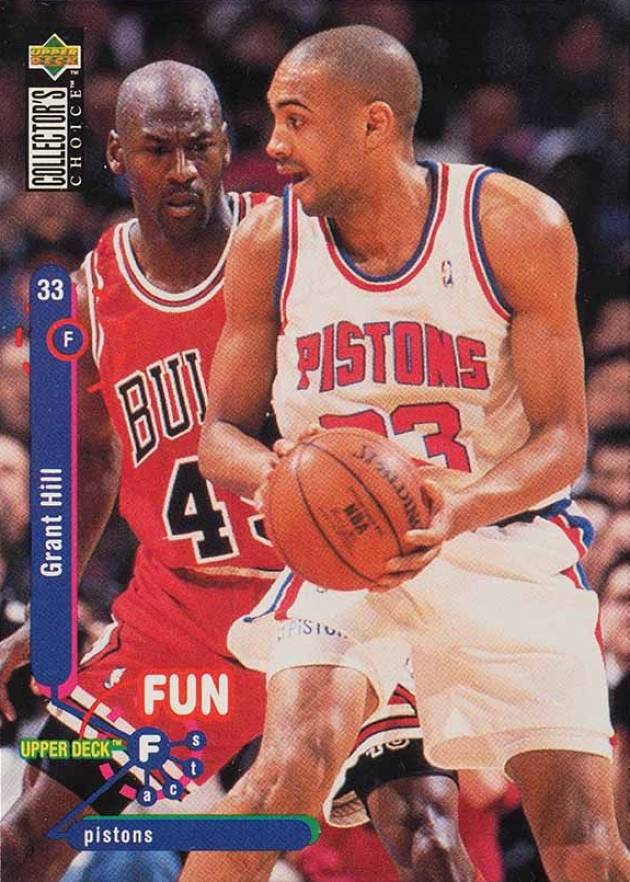 1995 Collector's Choice  Grant Hill #173 Basketball Card