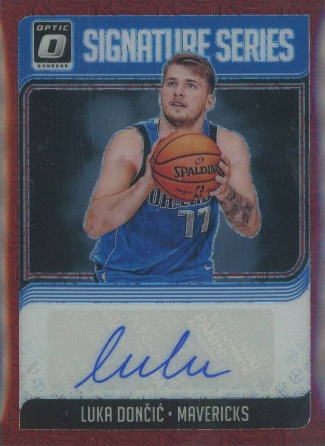 2018 Panini Donruss Optic Signature Series Luka Doncic #LDC Basketball Card