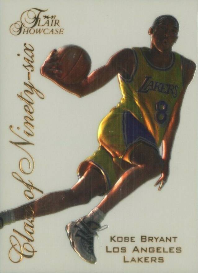 1996 Flair Showcase Class of '96 Kobe Bryant #4 Basketball Card