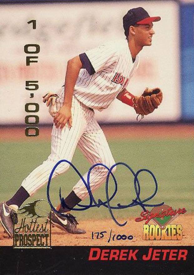 1994 Signature Rookies Derek Jeter #S4-auto Baseball Card