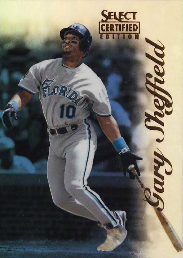 1996 Select Certified Gary Sheffield #3 Baseball Card
