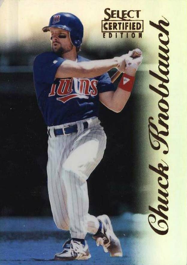 1996 Select Certified Chuck Knoblauch #18 Baseball Card
