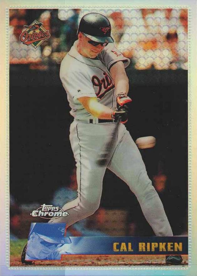 1996 Topps Chrome Cal Ripken Jr. #67 Baseball Card