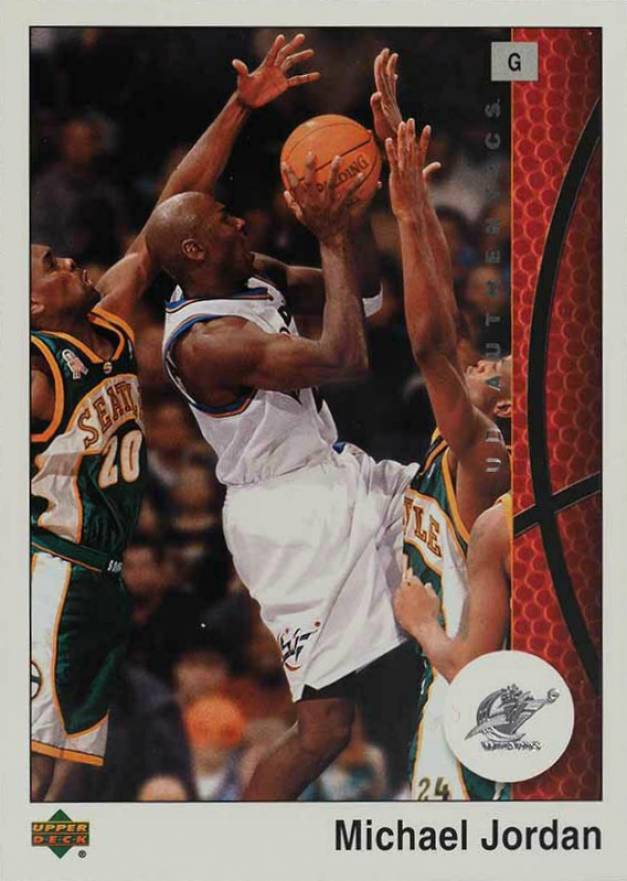 2002 Upper Deck Authentics Michael Jordan #88 Basketball Card