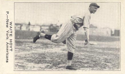 1921 Koester Bread Waite Hoyt #21 Baseball Card