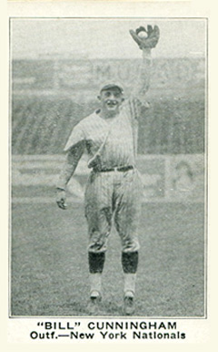 1921 Koester Bread "Bill" Cunningham #10 Baseball Card