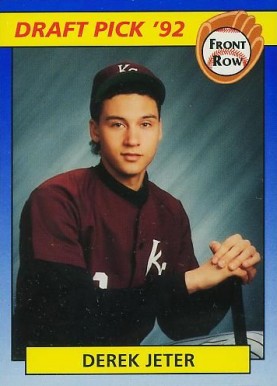 1992 Front Row Draft Pick Derek Jeter #55 Baseball Card