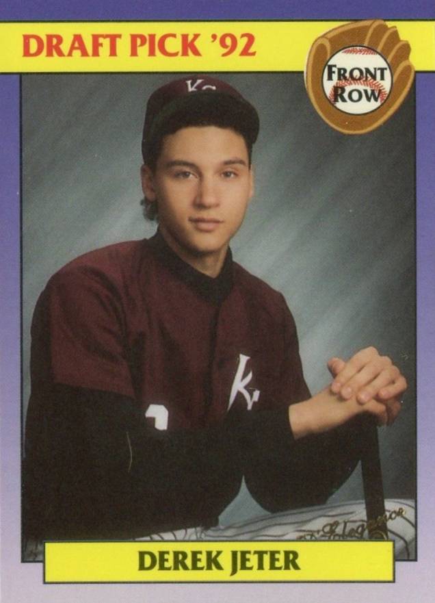 1992 Front Row Draft Pick Derek Jeter #Promo Baseball Card
