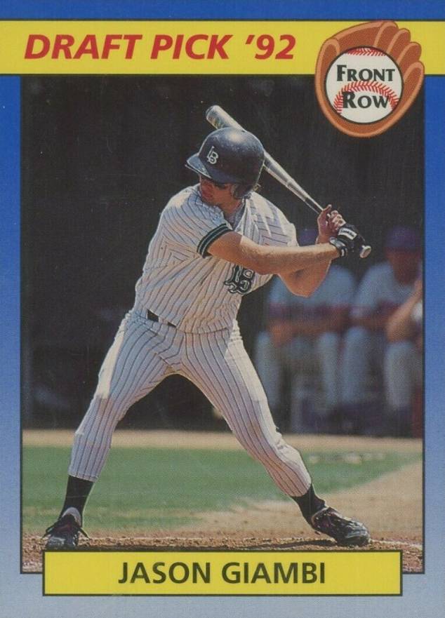1992 Front Row Draft Pick Jason Giambi #40 Baseball Card