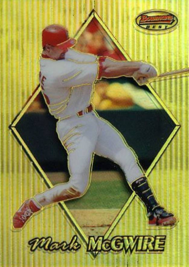 1999 Bowman's Best Mark McGwire #70 Baseball Card