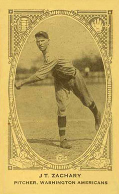 1922 American Caramel J.T. Zachary # Baseball Card
