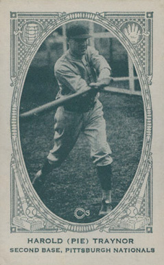 1922 American Caramel Harold (Pie) Traynor # Baseball Card