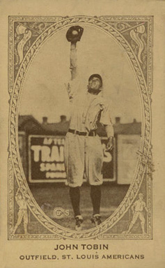 1922 American Caramel John Tobin # Baseball Card