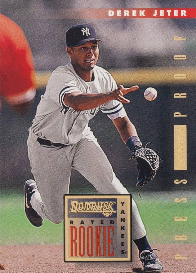 1996 Donruss Press Proof Derek Jeter #491 Baseball Card