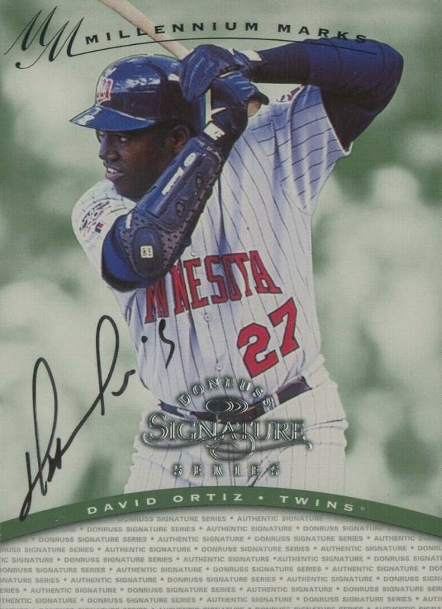 1997 Donruss Signature Millennium Marks David Ortiz # Baseball Card