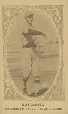 1922 American Caramel Ed Rommel # Baseball Card