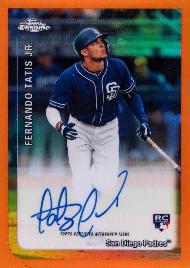 2019 Topps Chrome 1999 Topps Chrome Autographs Fernando Tatis Jr. #FTJ Baseball Card
