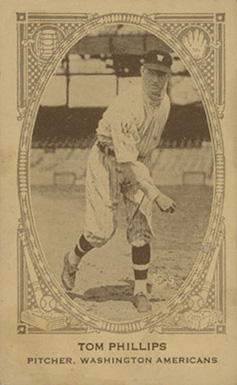 1922 American Caramel Tom Phillips # Baseball Card