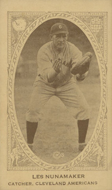1922 American Caramel Les Nunamaker # Baseball Card