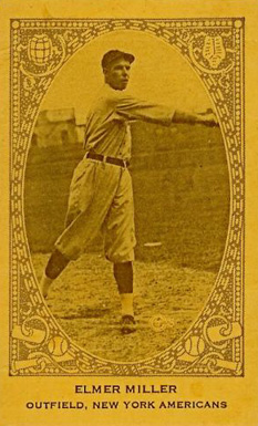 1922 American Caramel Elmer Miller # Baseball Card