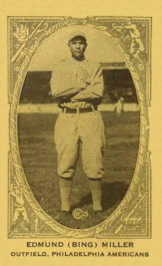 1922 American Caramel Edmund (Bing) Miller # Baseball Card