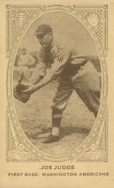 1922 American Caramel Joe Judge #111 Baseball Card