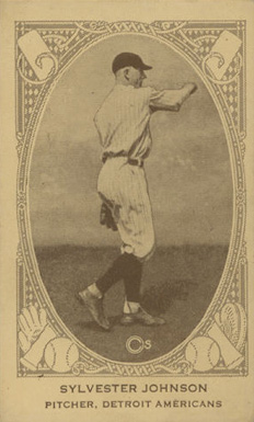 1922 American Caramel Sylvester Johnson # Baseball Card