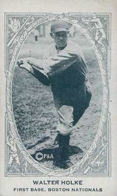1922 American Caramel Walter Holke # Baseball Card
