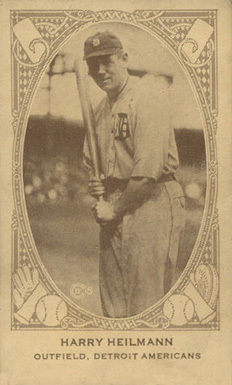 1922 American Caramel Harry Heilmann # Baseball Card
