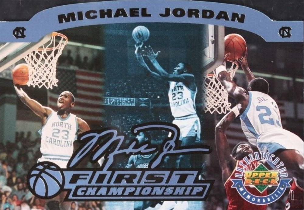 1995 Upper Deck Authenticated First Championship Michael Jordan # Basketball Card