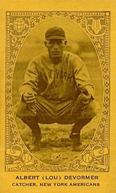 1922 American Caramel Albert Devormer # Baseball Card