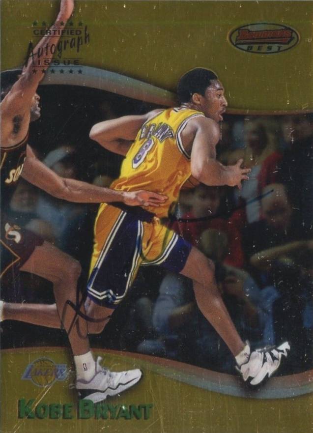 1998 Bowman's Best Certified Autographs Kobe Bryant #A1 Basketball Card