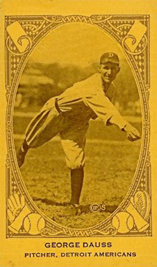 1922 American Caramel George Dauss # Baseball Card