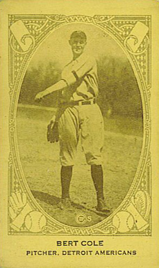 1922 American Caramel Bert Cole # Baseball Card