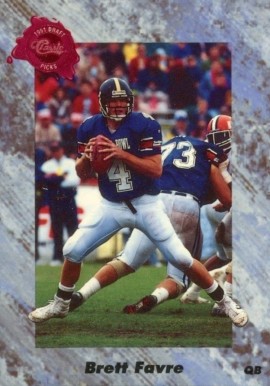 1991 Classic 4 Sport Brett Favre #129 Football Card