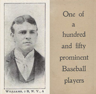 1903 Breisch-Williams (Type 1) !  Wllliams, 2B, New York, A #153 Baseball Card