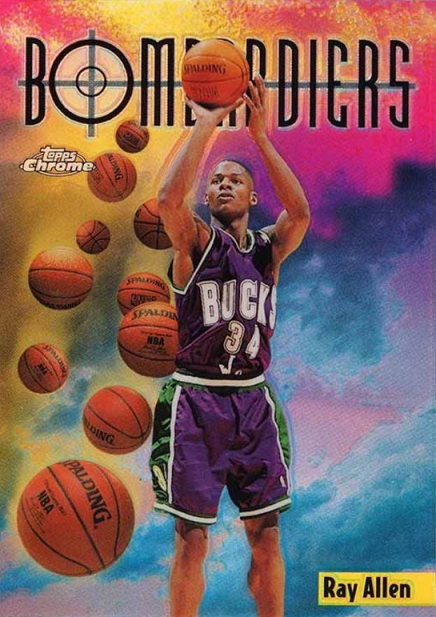 1998 Topps Chrome Season's Best Ray Allen #SB9 Basketball Card